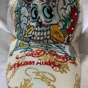 Ed Hardy NWT Skull & Spiderweb cap